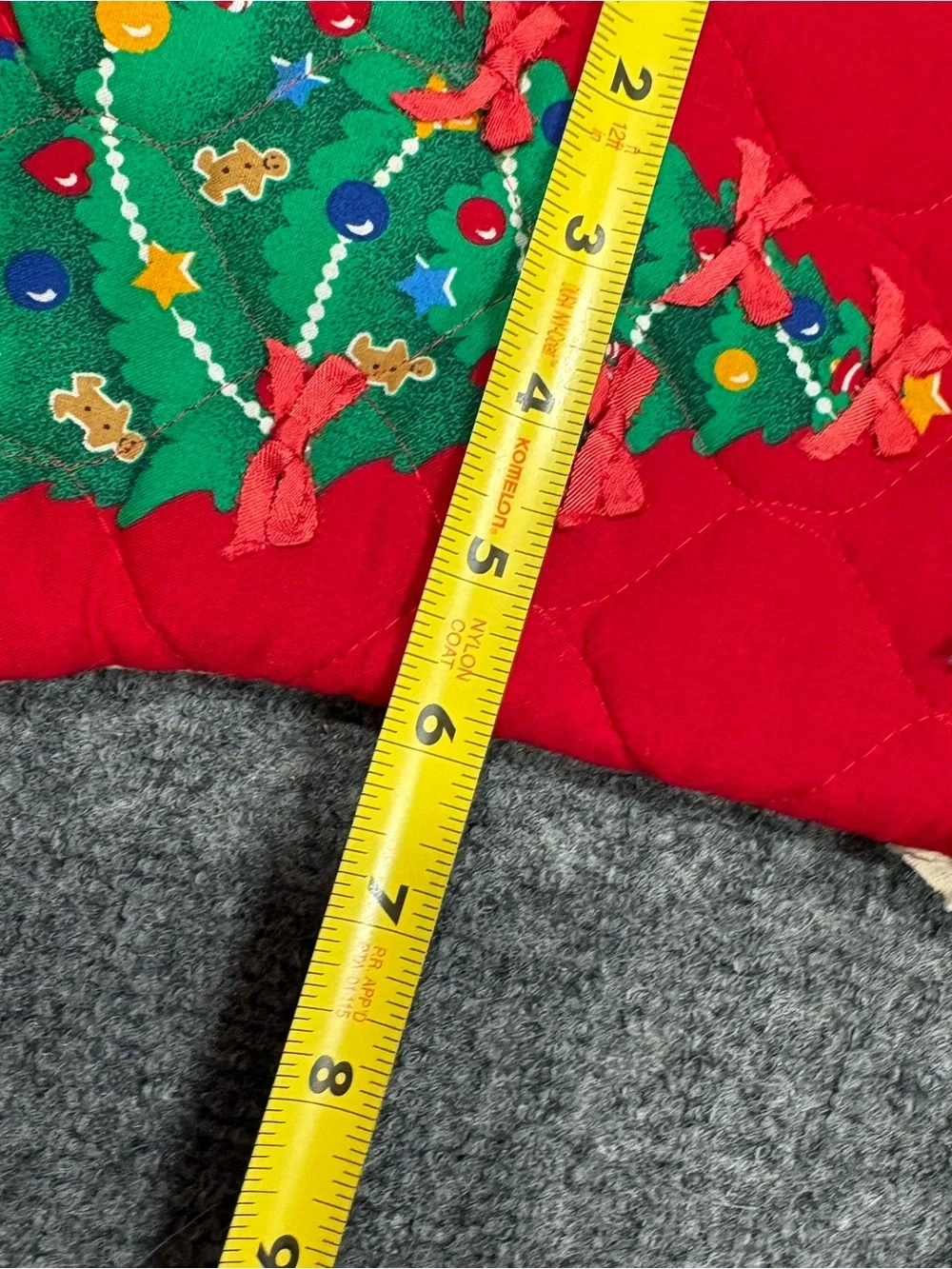 Vintage Hand Quilted Christmas Stockings Rustic Country